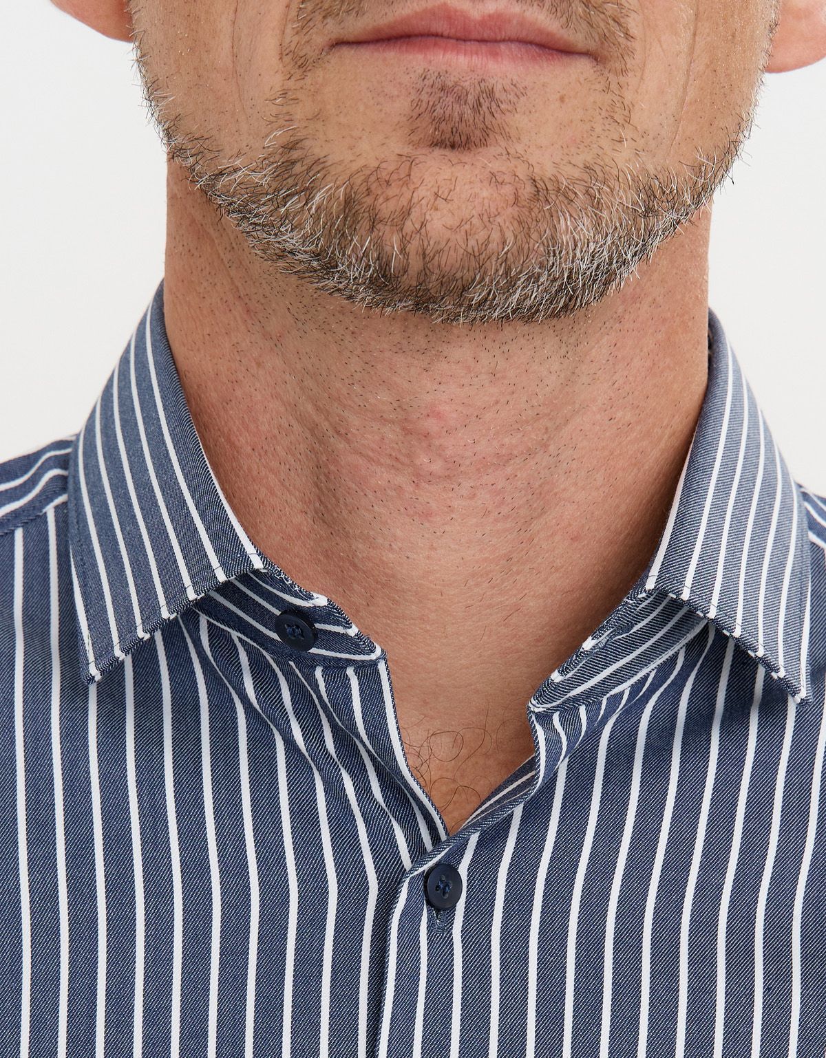 Рубашкав мужская OLYMP 24/7 в полоску, body fit | купить в интернет-магазине Olymp-Men