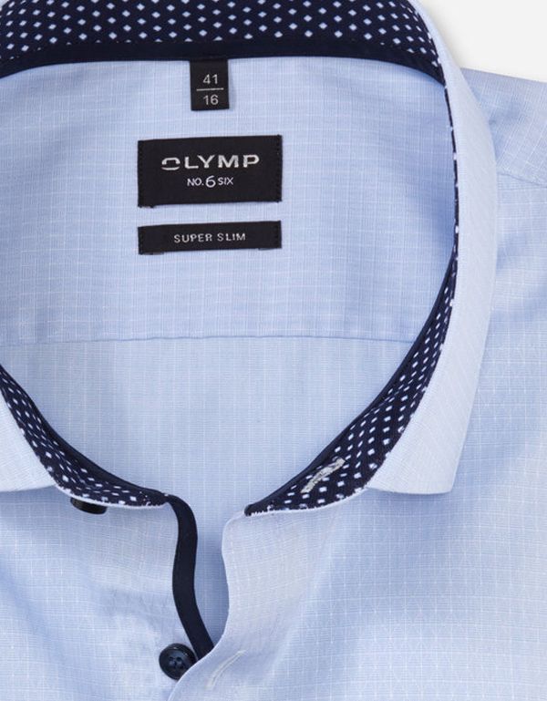 Сорочка мужская OLYMP №6, супер слим на высокий рост | купить в интернет-магазине Olymp-Men