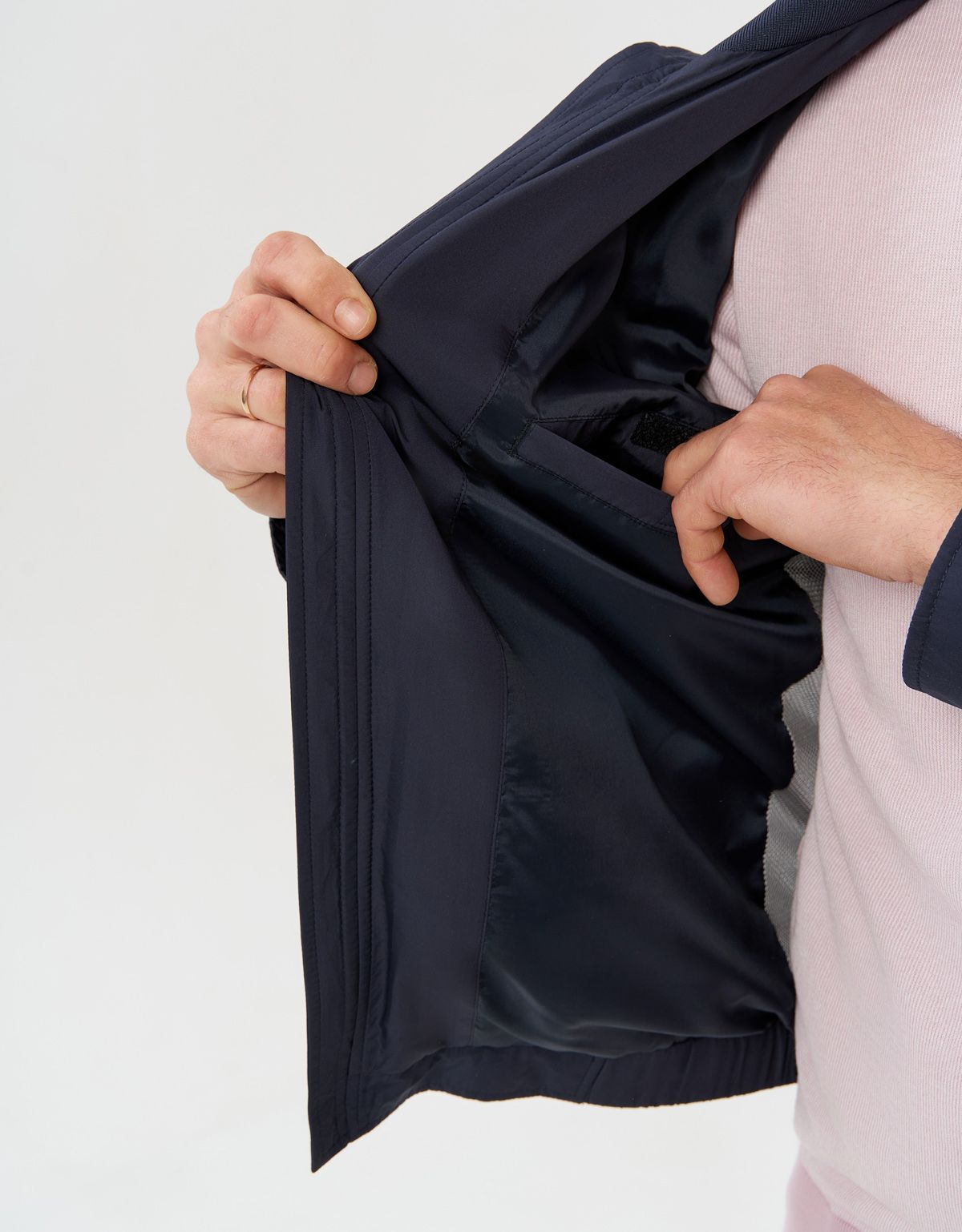 Куртка мужская синяя лёгкая New Canadian | купить в интернет-магазине Olymp-Men