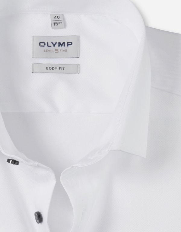 Рубашка мужская приталенная OLYMP Level Five с коротким рукавом