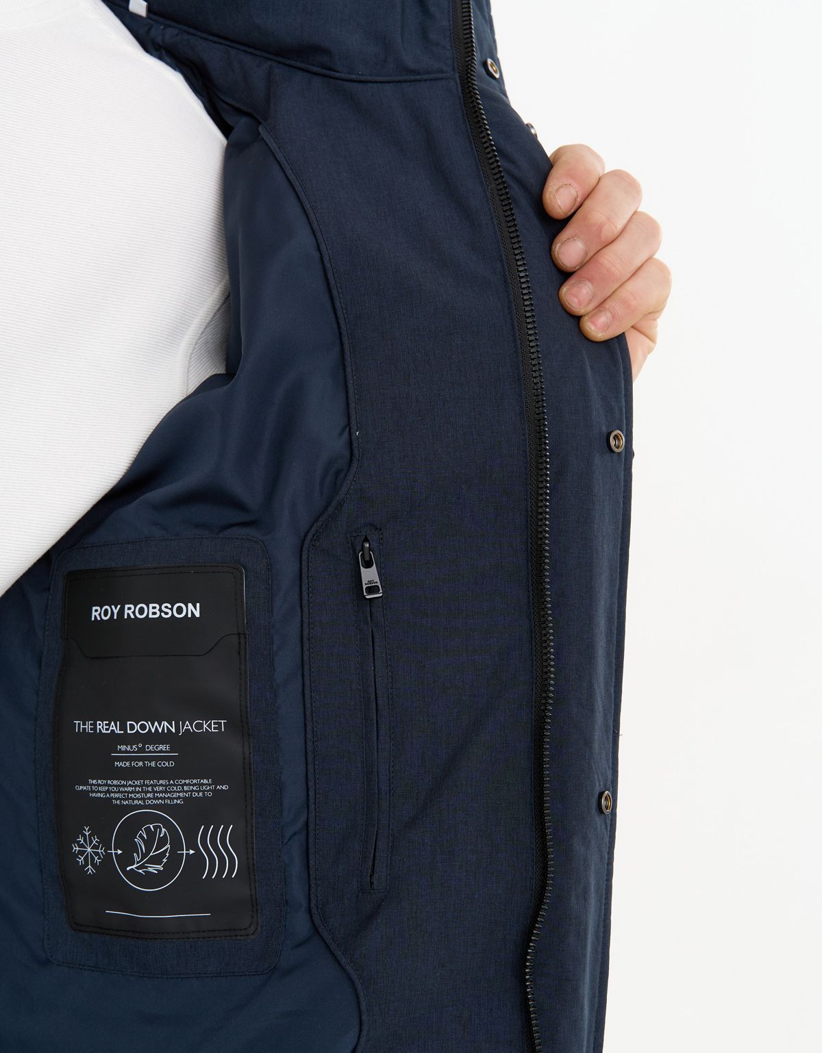 Пуховик мужской удлиненный Roy Robson | купить в интернет-магазине Olymp-Men