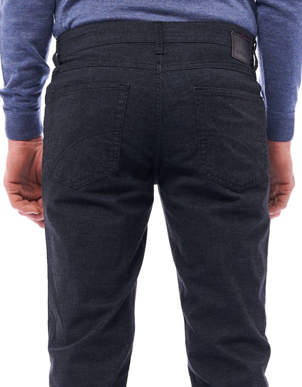 Брюки мужские тёплые синие Club Of Comfort, прямые | купить в интернет-магазине Olymp-Men