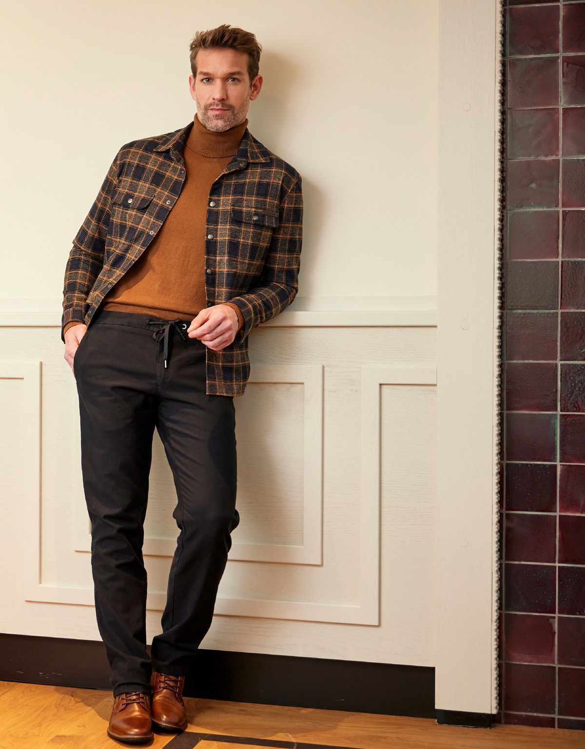 Пиджак овершот в клетку мужской w.Wegener | купить в интернет-магазине Olymp-Men