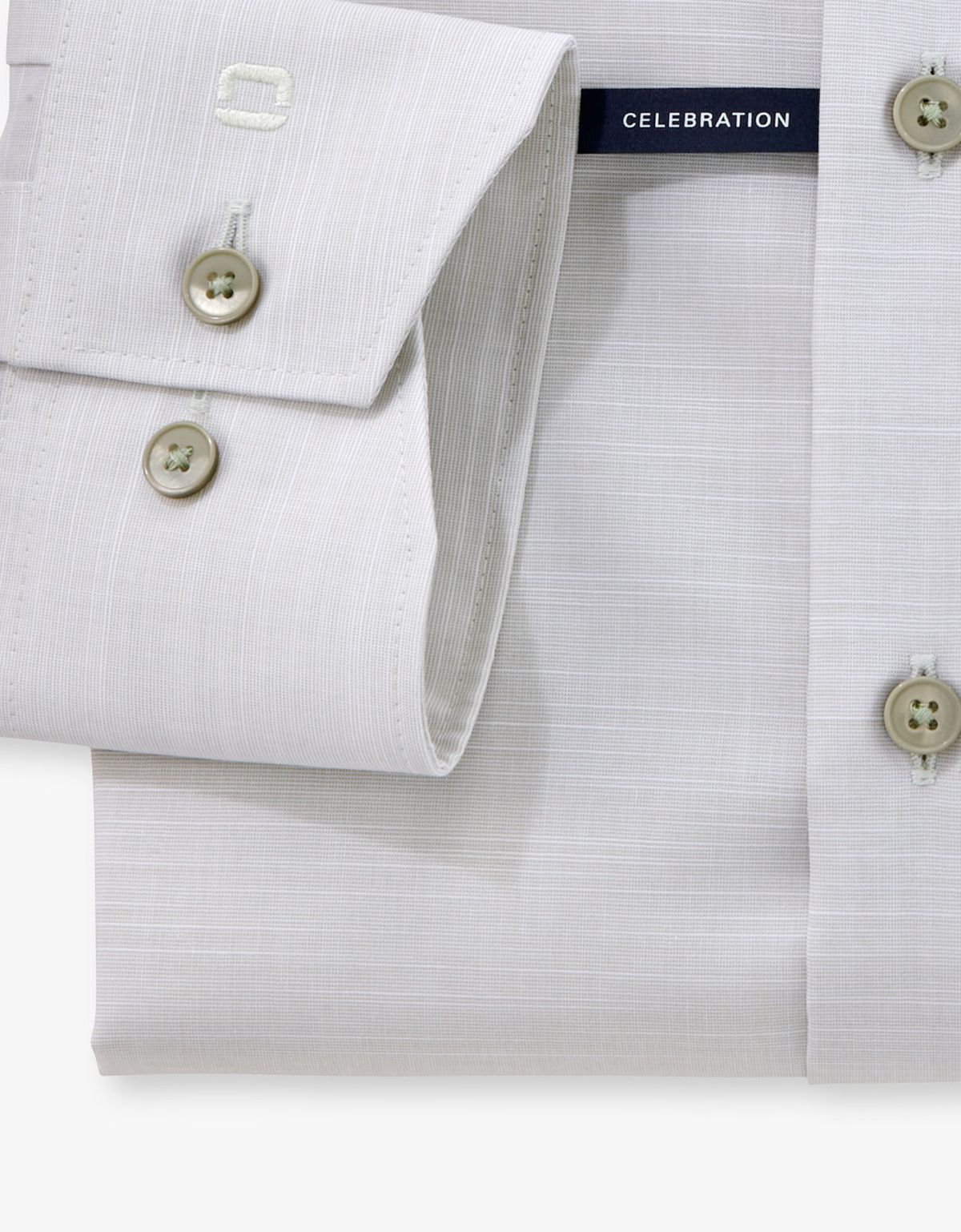 Рубашка классическая зелёная мужская OLYMP Luxor, modern fit, фактурная | купить в интернет-магазине Olymp-Men