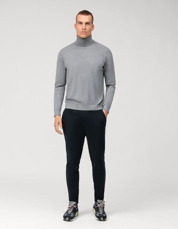 Водолазка мужская серая OLYMP из хлопка | купить в интернет-магазине Olymp-Men