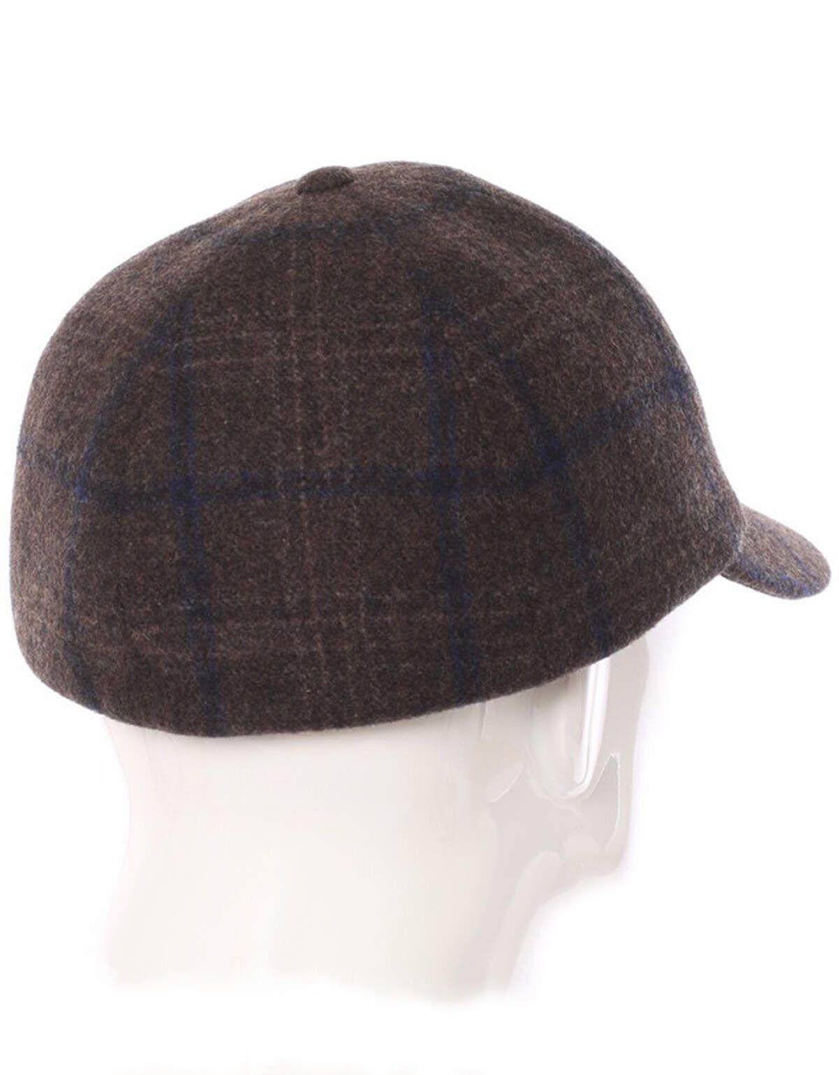 Бейсболка мужская коричневая шерстяная Guxen | купить в интернет-магазине Olymp-Men