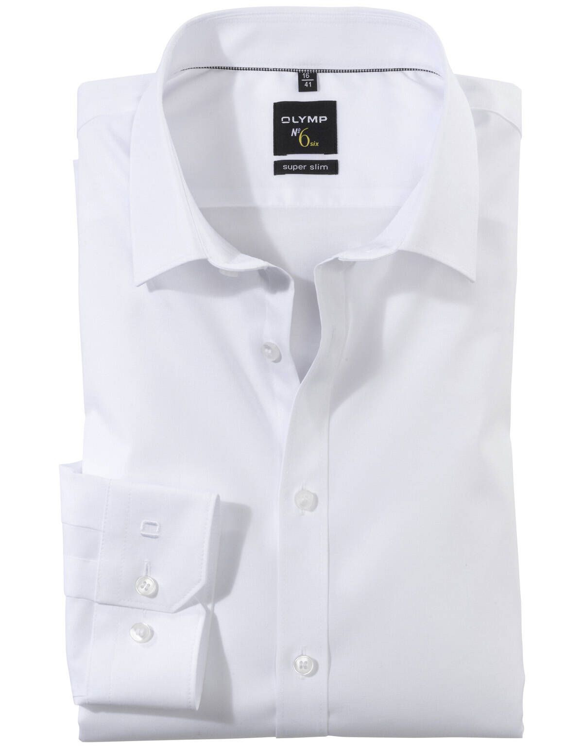 Рубашка OLYMP №6 супер слим на рост выше 186[Белый]