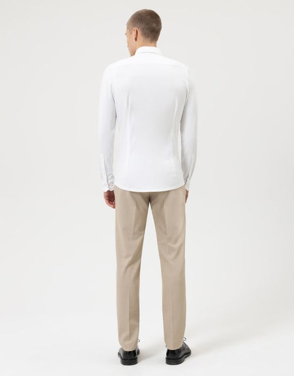 Трикотажная рубашка мужская Olymp 24/7, супер слим, артикул 25037400