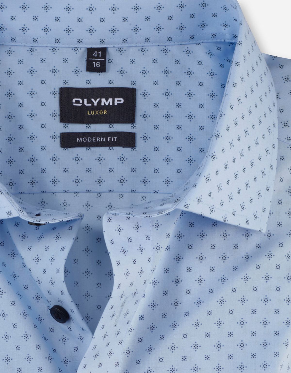 Рубашка мужская с рисунком OLYMP Luxor, modern fit | купить в интернет-магазине Olymp-Men