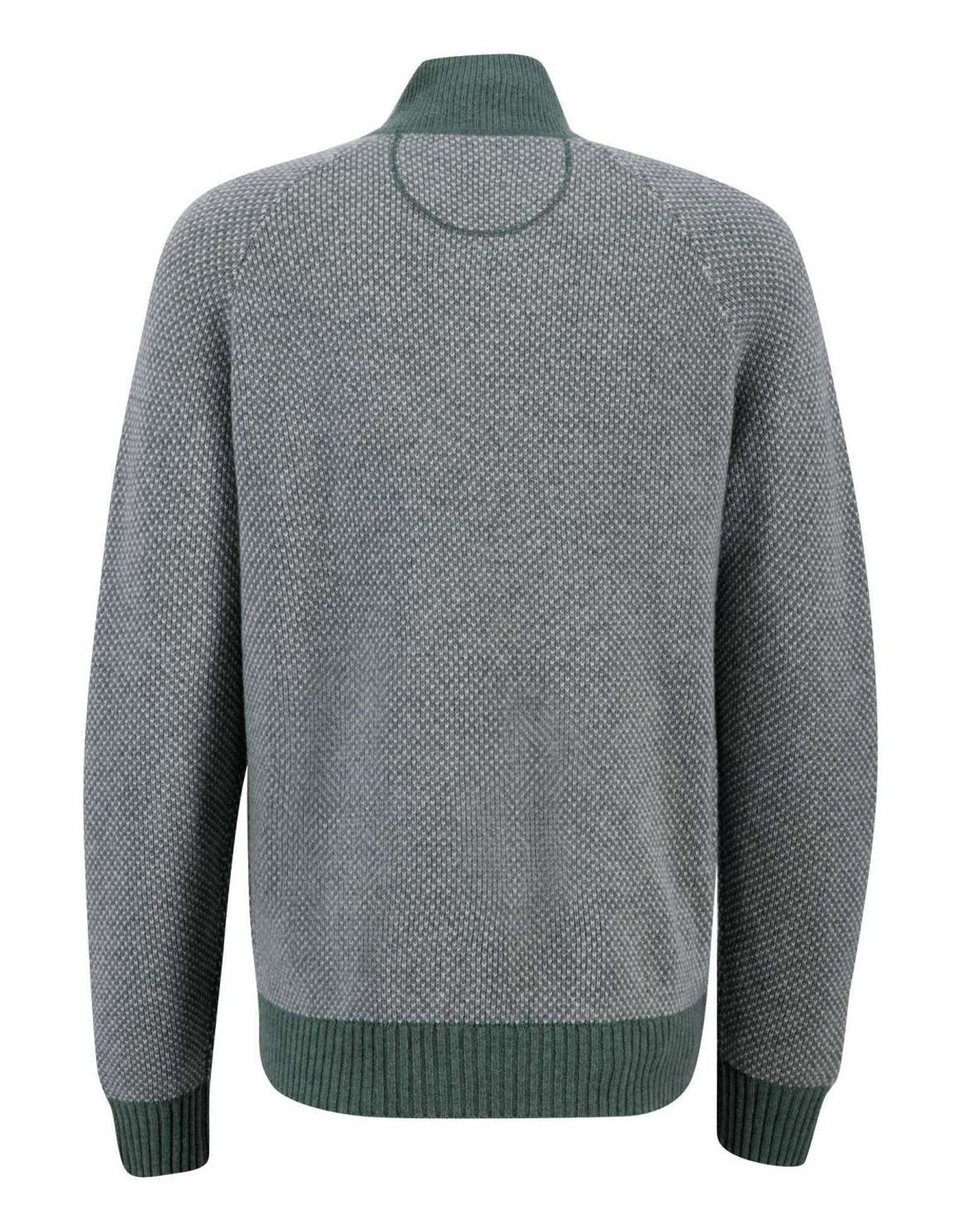 Свитер вязаный мужской реглан на молнии Fynch-Hatton | купить в интернет-магазине Olymp-Men