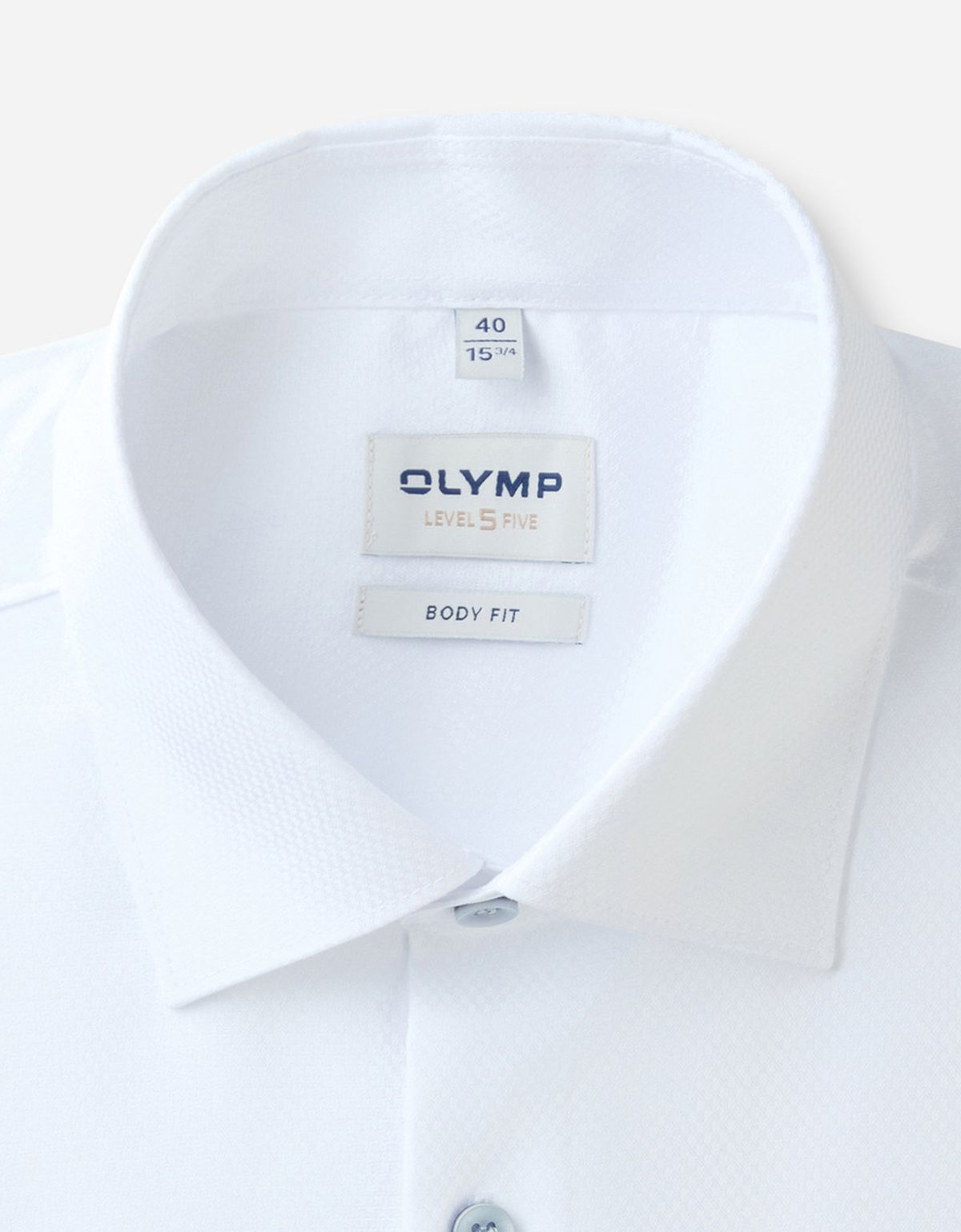 Рубашка приталенная мужская OLYMP Level Five, фактурная ткань