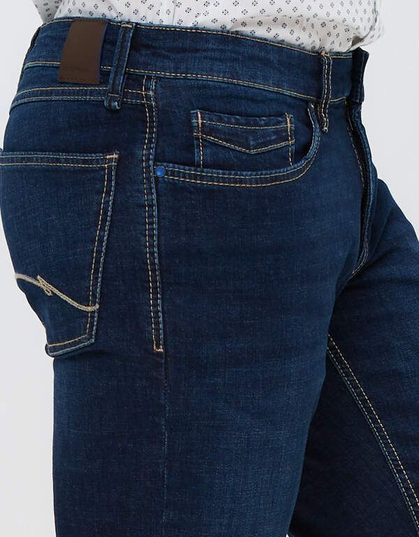 Джинсы синие мужские Hattric, regular fit | купить в интернет-магазине Olymp-Men