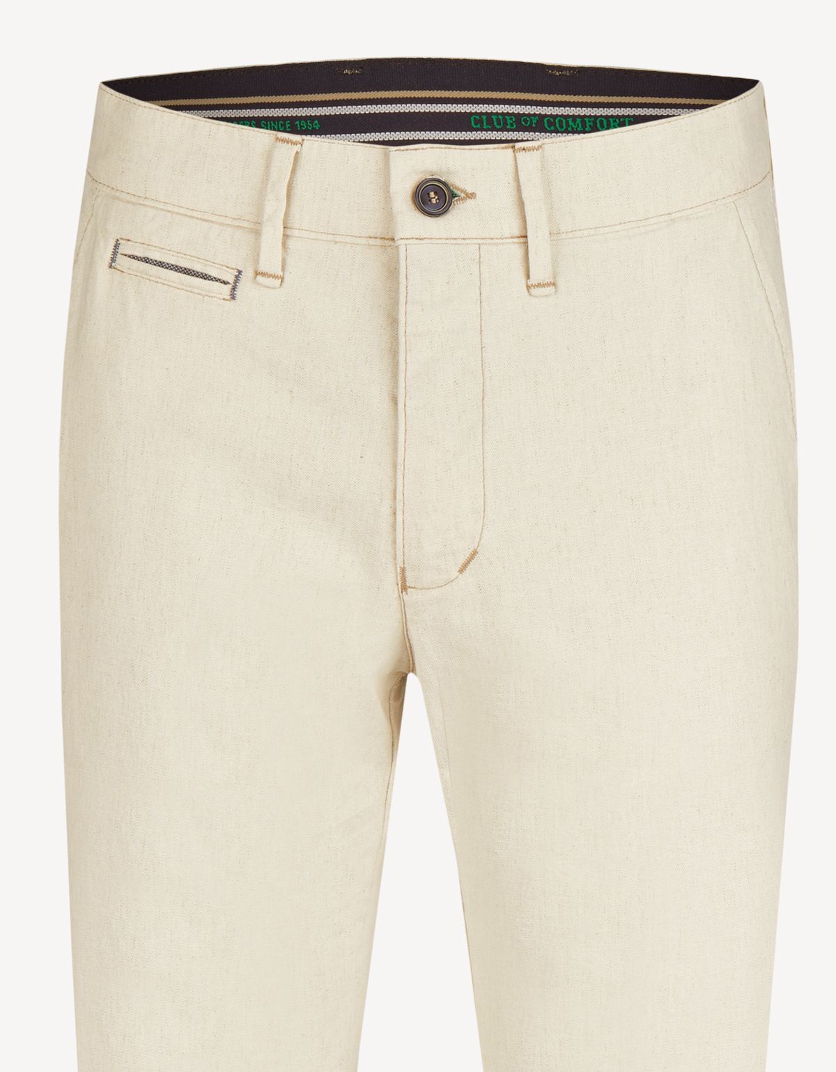 Брюки светлые мужские Club Of Comfort из льна и хлопка | купить в интернет-магазине Olymp-Men