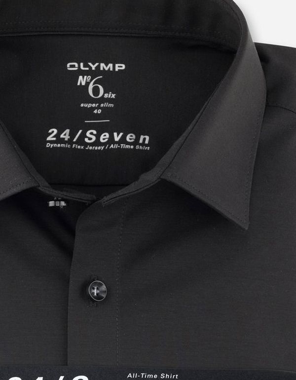 Трикотажная рубашка Olymp 24/7, супер слим, артикул 25037468