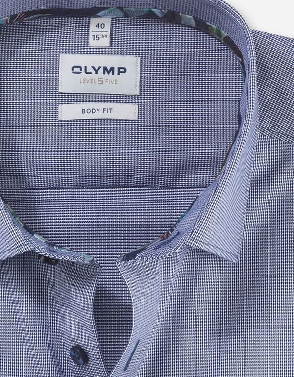 Сорочка мужская OLYMP, body fit, фактурная ткань | купить в интернет-магазине Olymp-Men