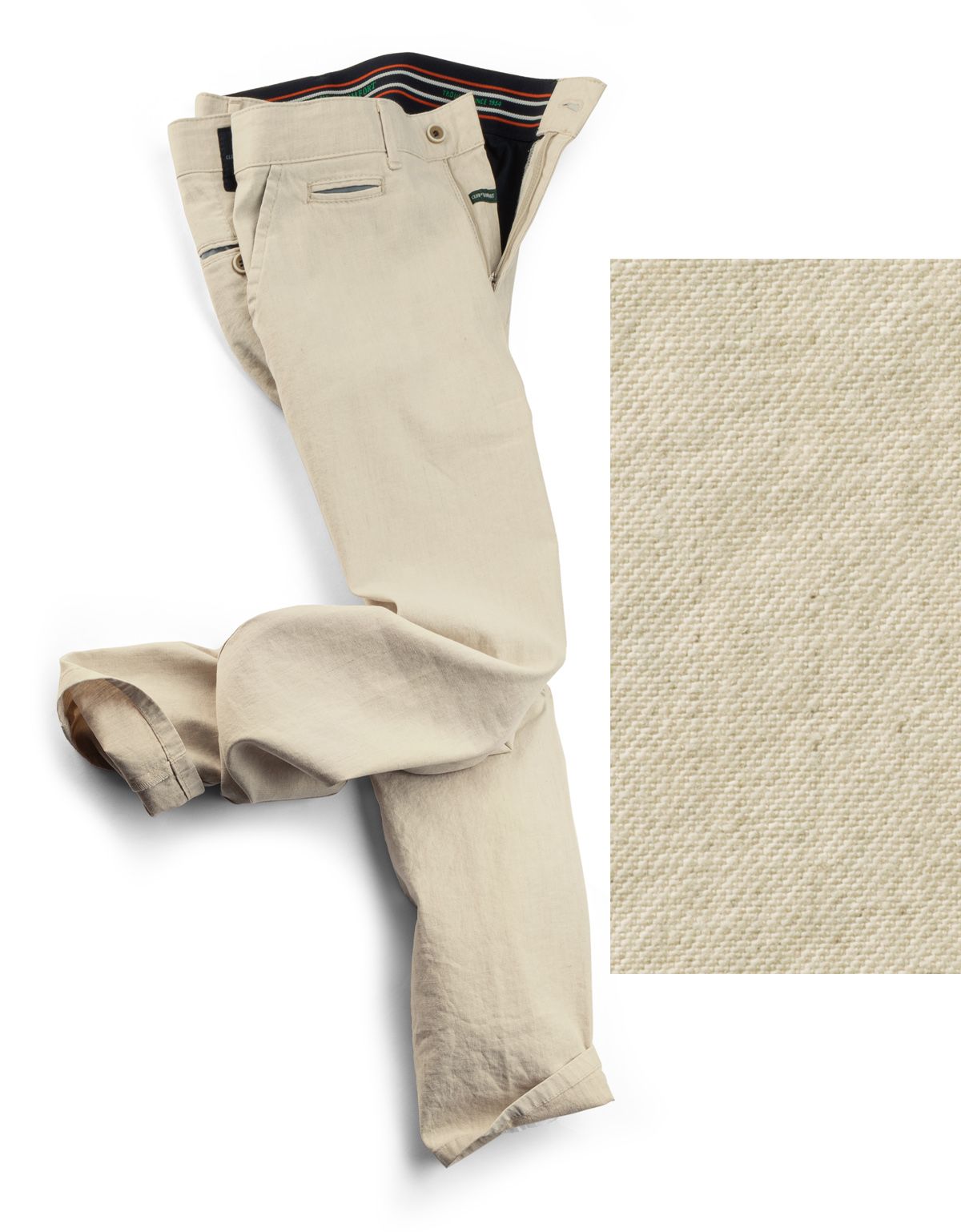 Брюки светлые мужские Club Of Comfort из льна и хлопка | купить в интернет-магазине Olymp-Men