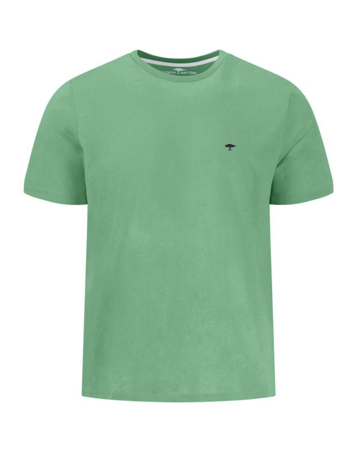 Футболка мужская зелёная однотонная Fynch-Hatton | купить в интернет-магазине Olymp-Men