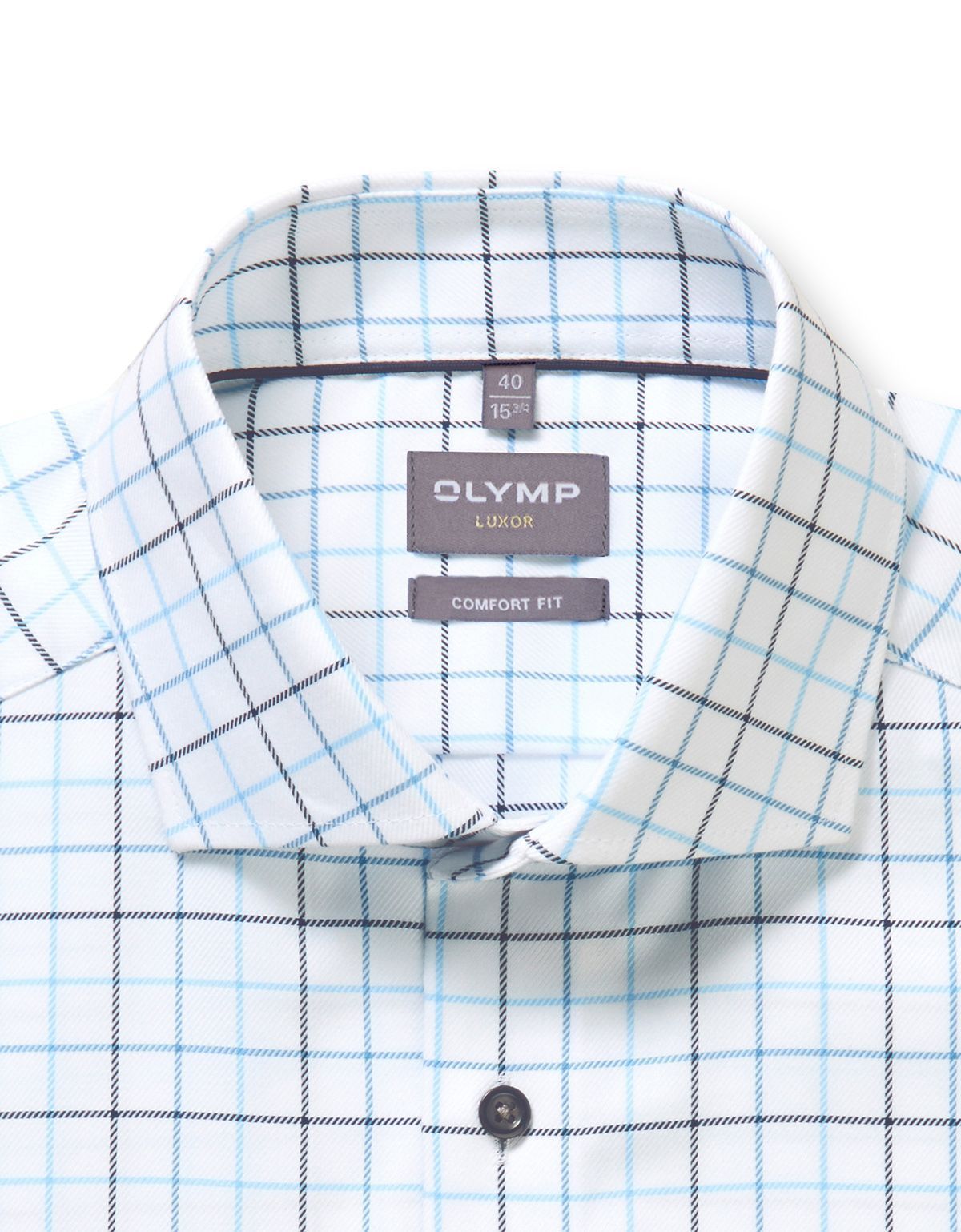 Рубашка классическая в клетку OLYMP Luxor, прямой крой | купить в интернет-магазине Olymp-Men