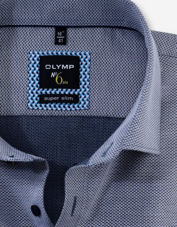 Мужская классическая рубашка OLYMP №6, супер слим | купить в интернет-магазине Olymp-Men