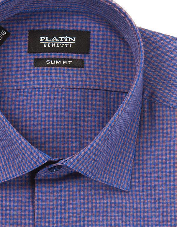 Сорочка мужская PLATIN Slim Fit, артикул 2371UF-PLT