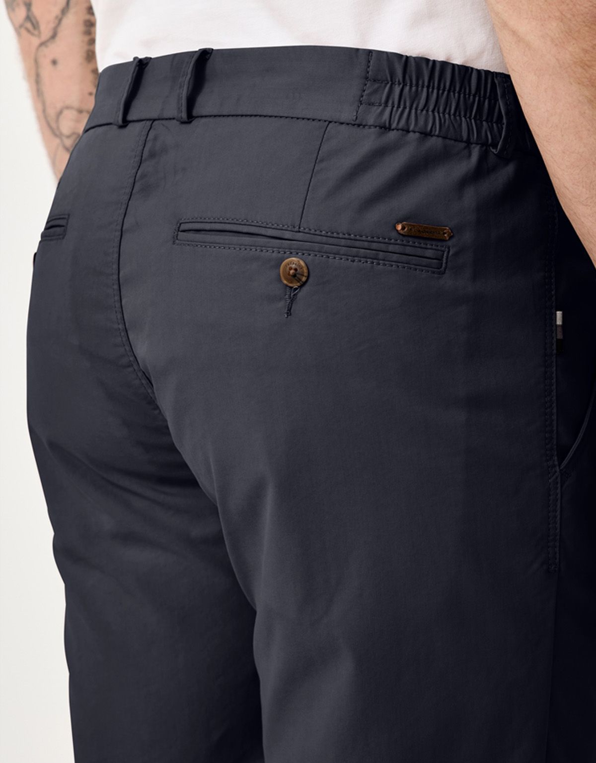 Брюки чинос летние синие Redpoint | купить в интернет-магазине Olymp-Men