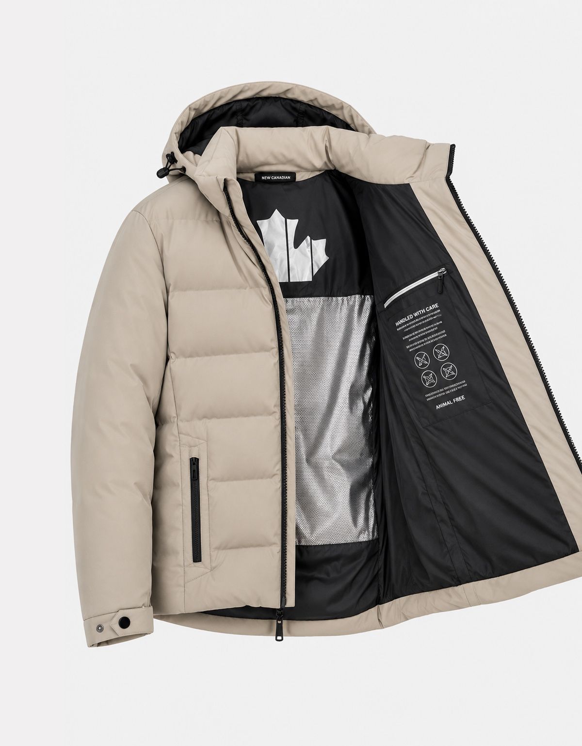 Куртка светлая утеплённая New Canadian | купить в интернет-магазине Olymp-Men