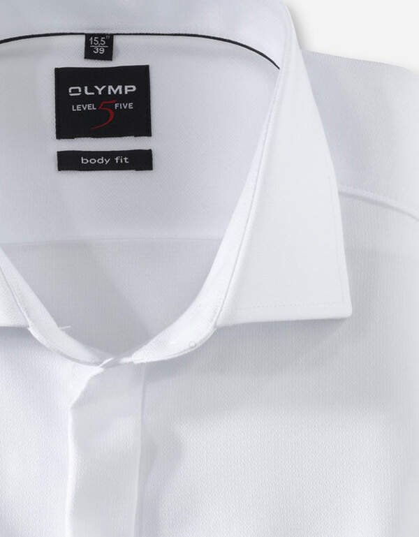 Сорочка мужская OLYMP приталенная с потайной застежкой