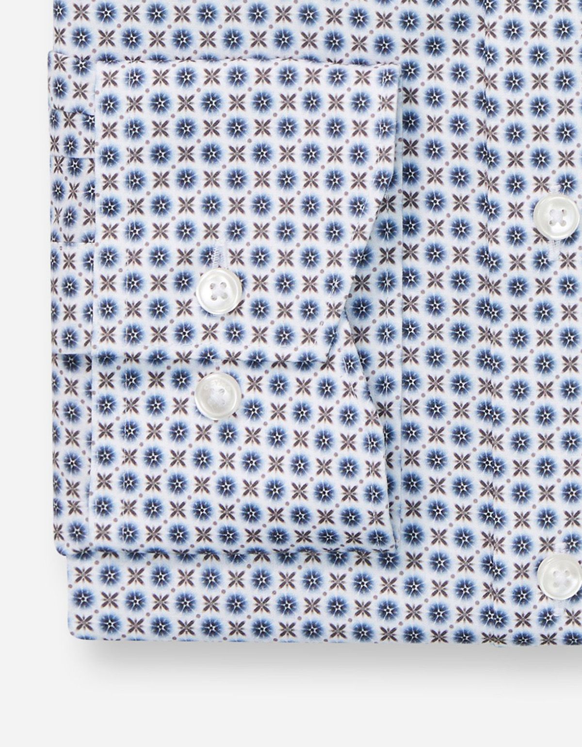 Рубашка мужская с рисунком OLYMP Luxor, modern fit на высокий рост | купить в интернет-магазине Olymp-Men