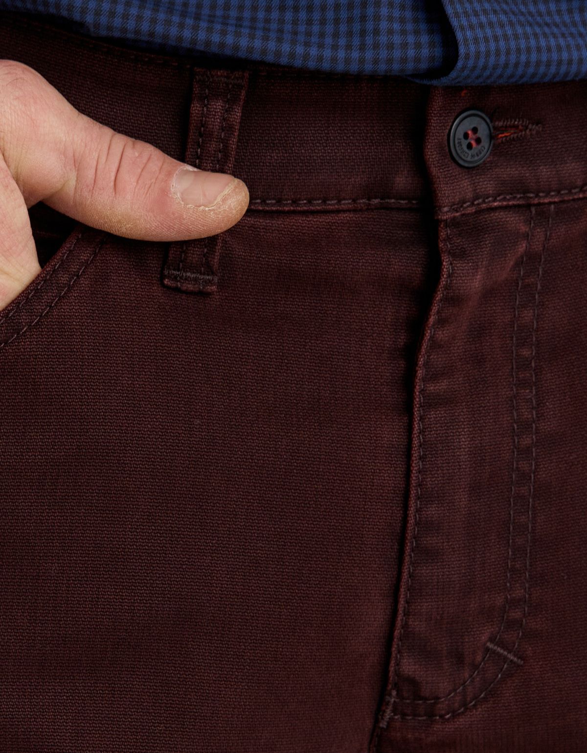 Брюки мужские тёплые бордовые со стрейчем Club of Comfort | купить в интернет-магазине Olymp-Men