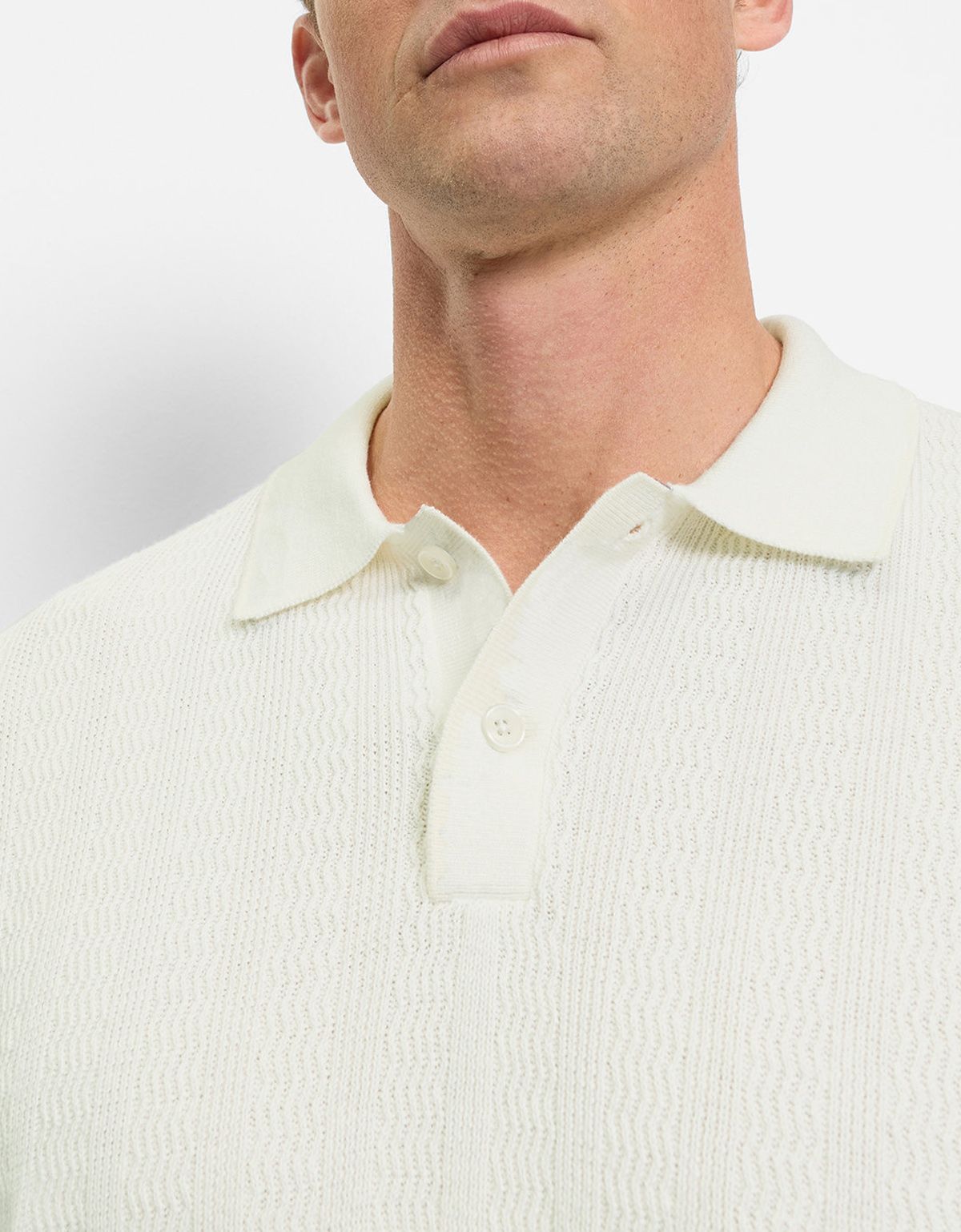 Поло мужское вязанное белое однотонное Olymp | купить в интернет-магазине Olymp-Men