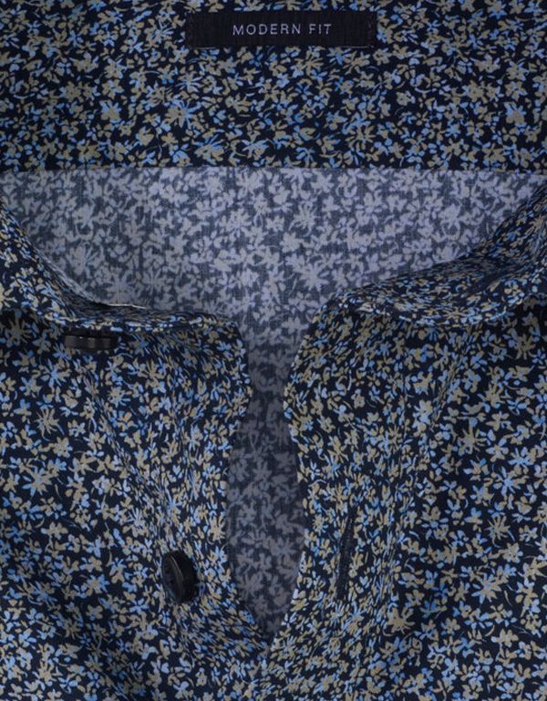 Рубашка мужская с принтом OLYMP Luxor, modern fit на высокий рост | купить в интернет-магазине Olymp-Men