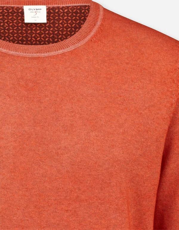 Джемпер мужской Olymp однотонный, body fit | интернет-магазин Olymp-Men