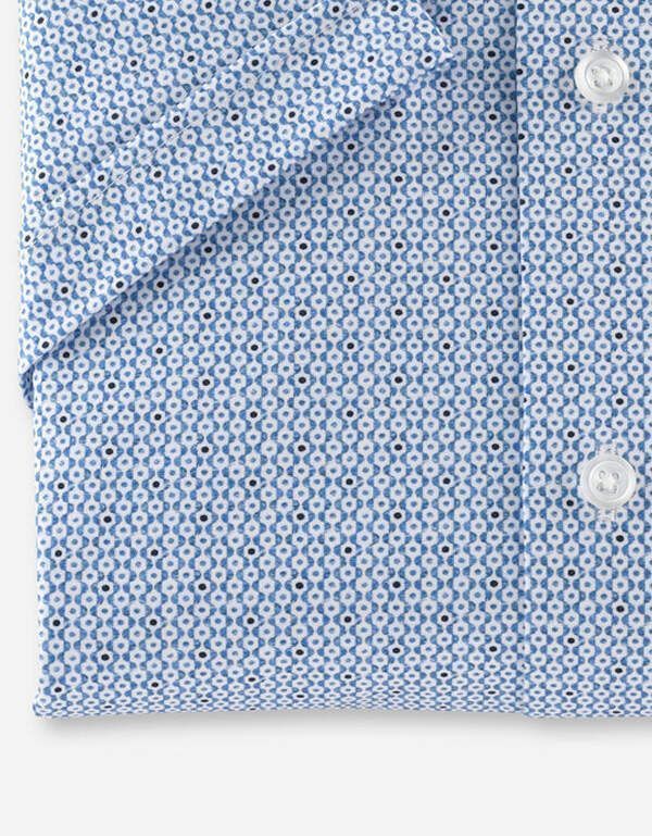 Рубашка трикотажная мужская OLYMP с рисунком Luxor 24/7, modern fit