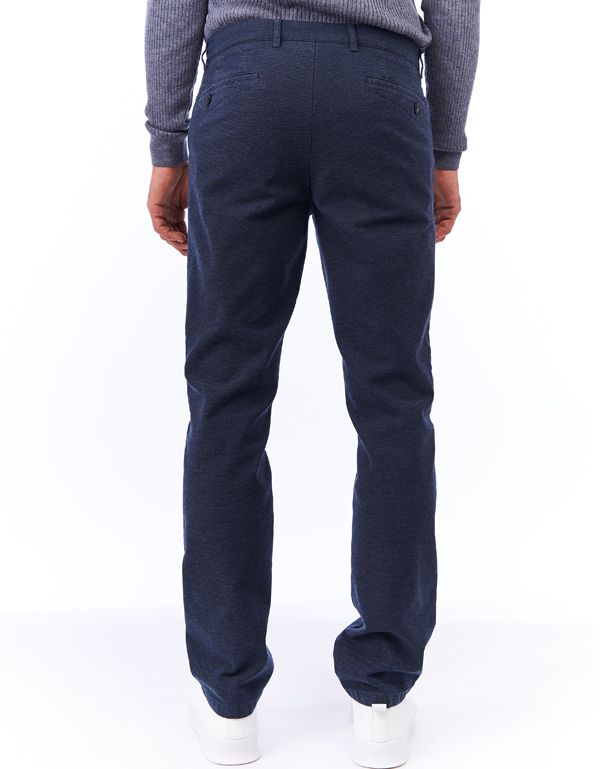 Брюки мужские синие тёплые Meyer, мод.Dublin, немного зауженные | купить в интернет-магазине Olymp-Men