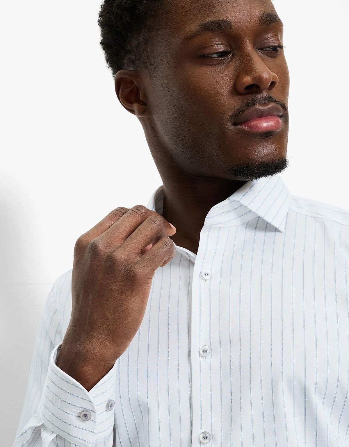 Рубашка классическая в полоску Olymp, body fit | купить в интернет-магазине Olymp-Men