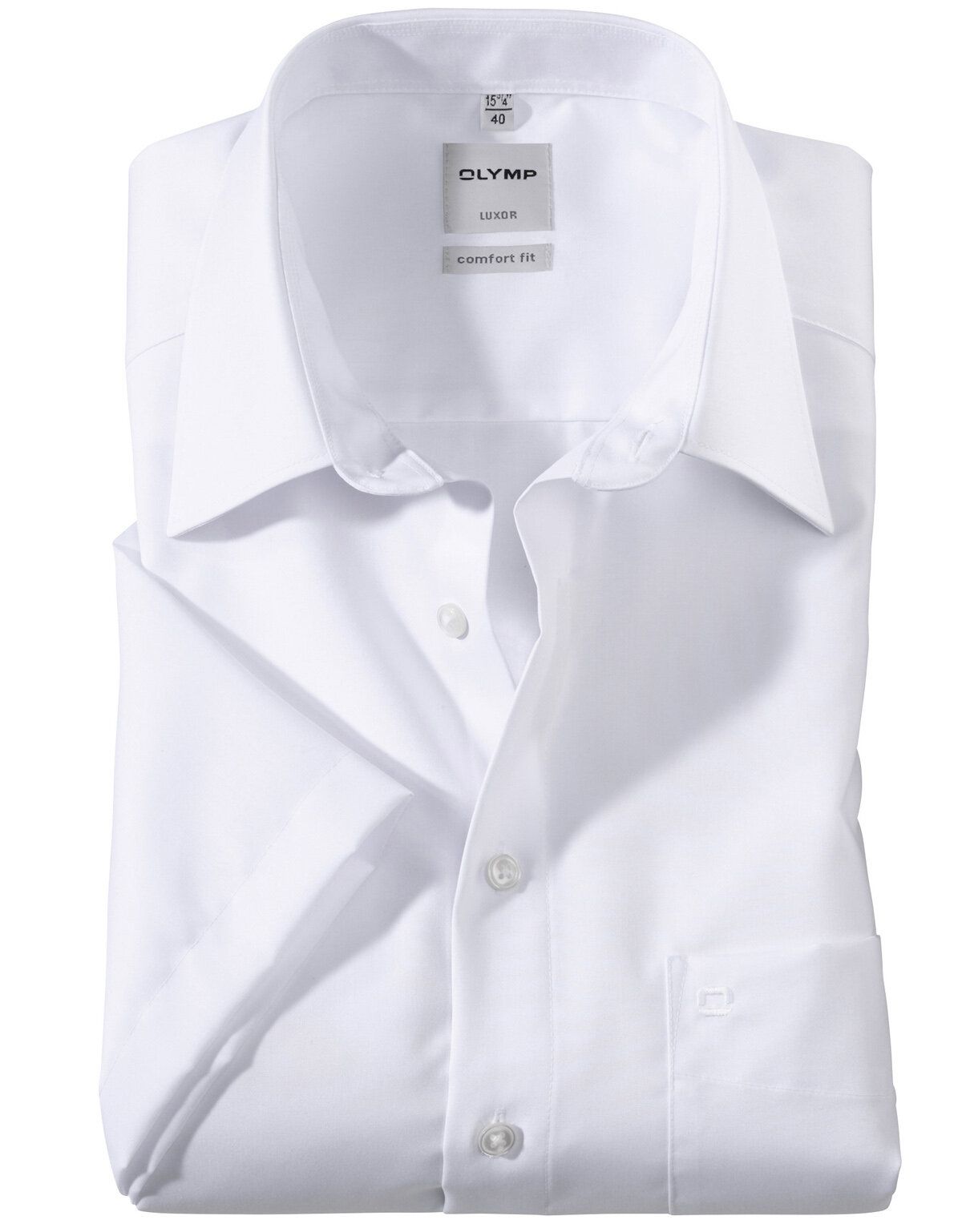 Рубашка мужская OLYMP Luxor, прямой крой[Белый]