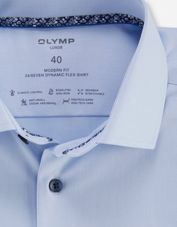 Рубашка мужская OLYMP Luxor 24/7 климат-контроль, modern fit | купить в интернет-магазине Olymp-Men
