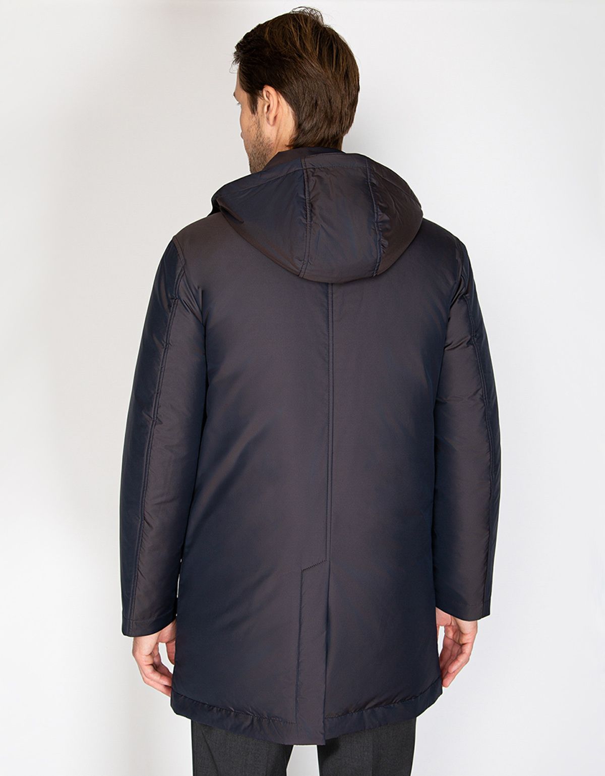 Куртка пуховая мужская RIGGI с капюшоном | купить в интернет-магазине Olymp-Men