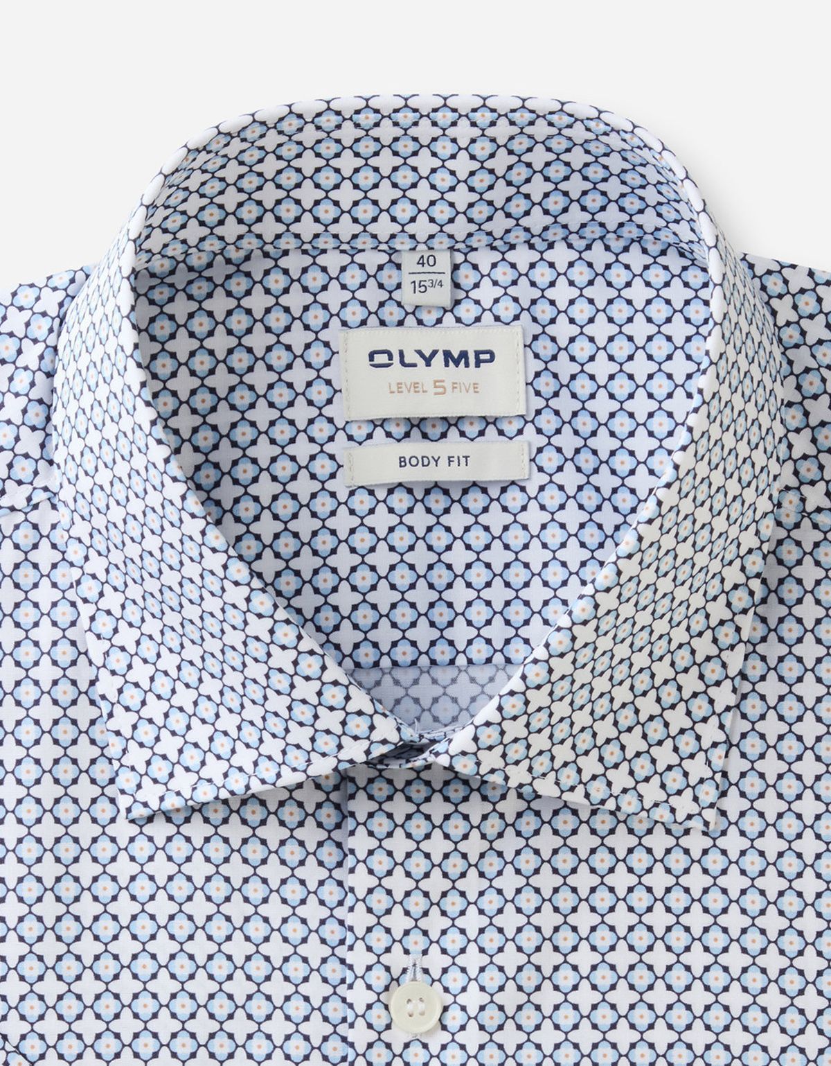 Рубашка приталенная с коротким рукавом OLYMP Level Five