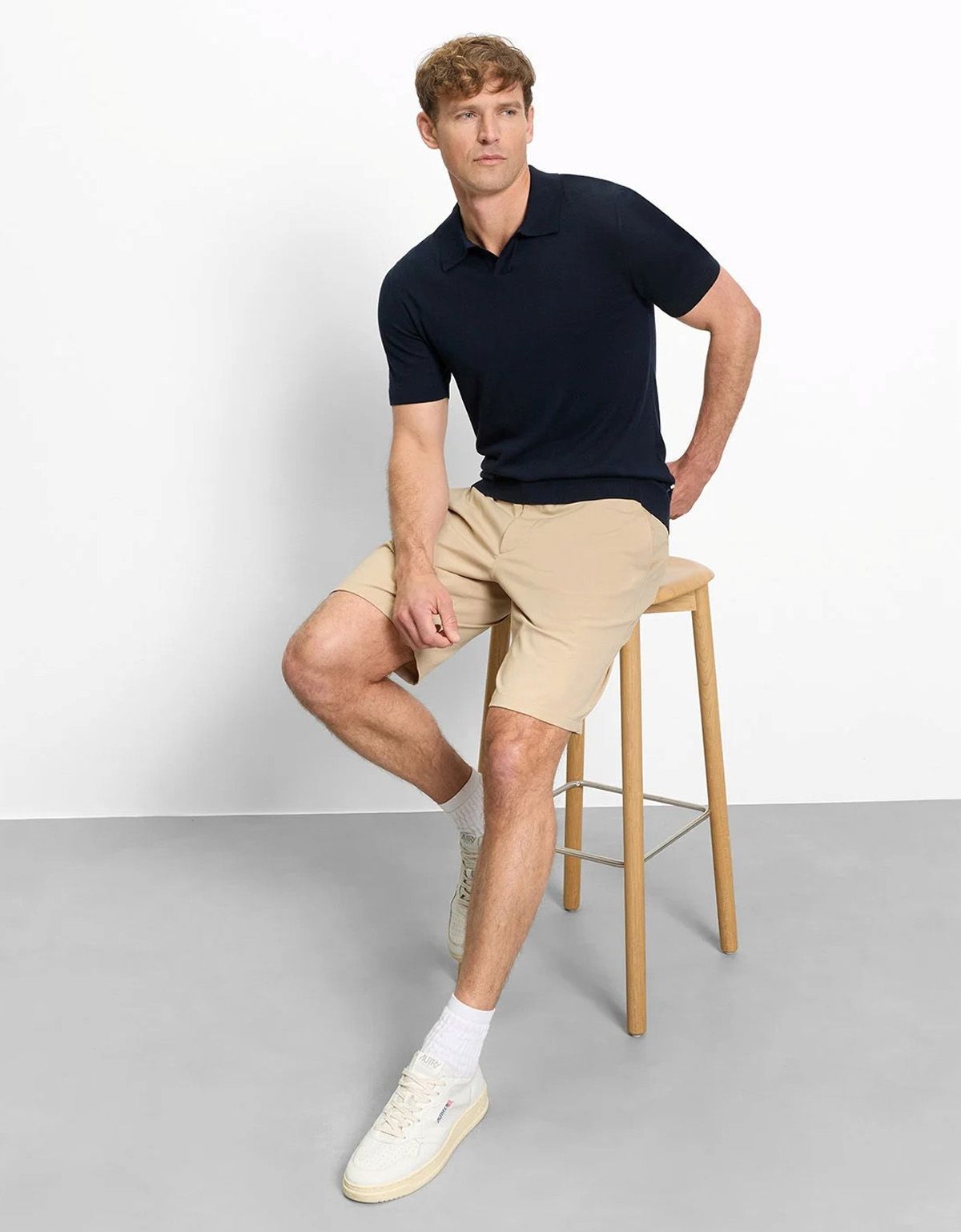 Поло мужское вязанное синее Olymp | купить в интернет-магазине Olymp-Men