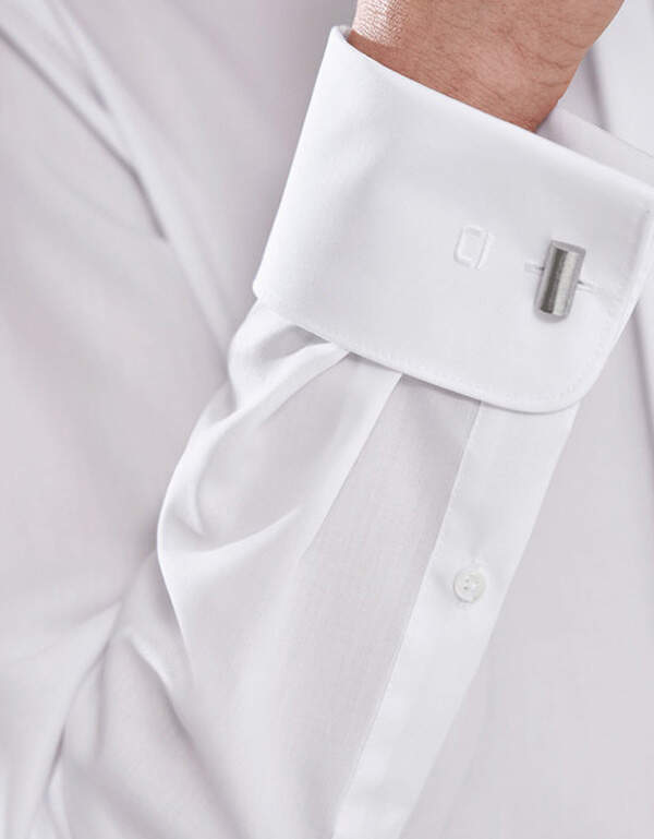 Сорочка белая мужская с воротником под бабочку Olymp Luxor, modern fit