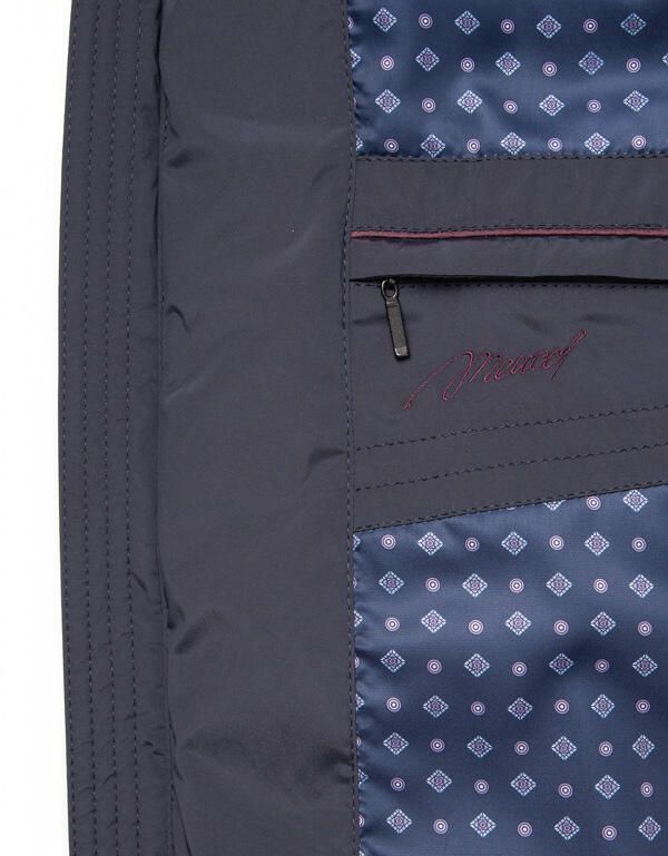 Стеганый короткий пуховик с меховым воротником | купить в интернет-магазине Olymp-Men