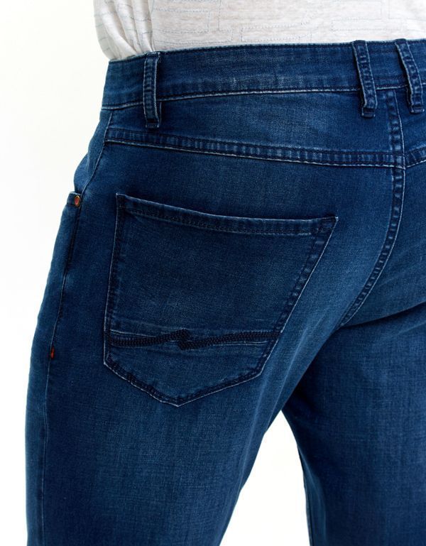 Джинсы классические синие мужские Hattric | купить в интернет-магазине Olymp-Men