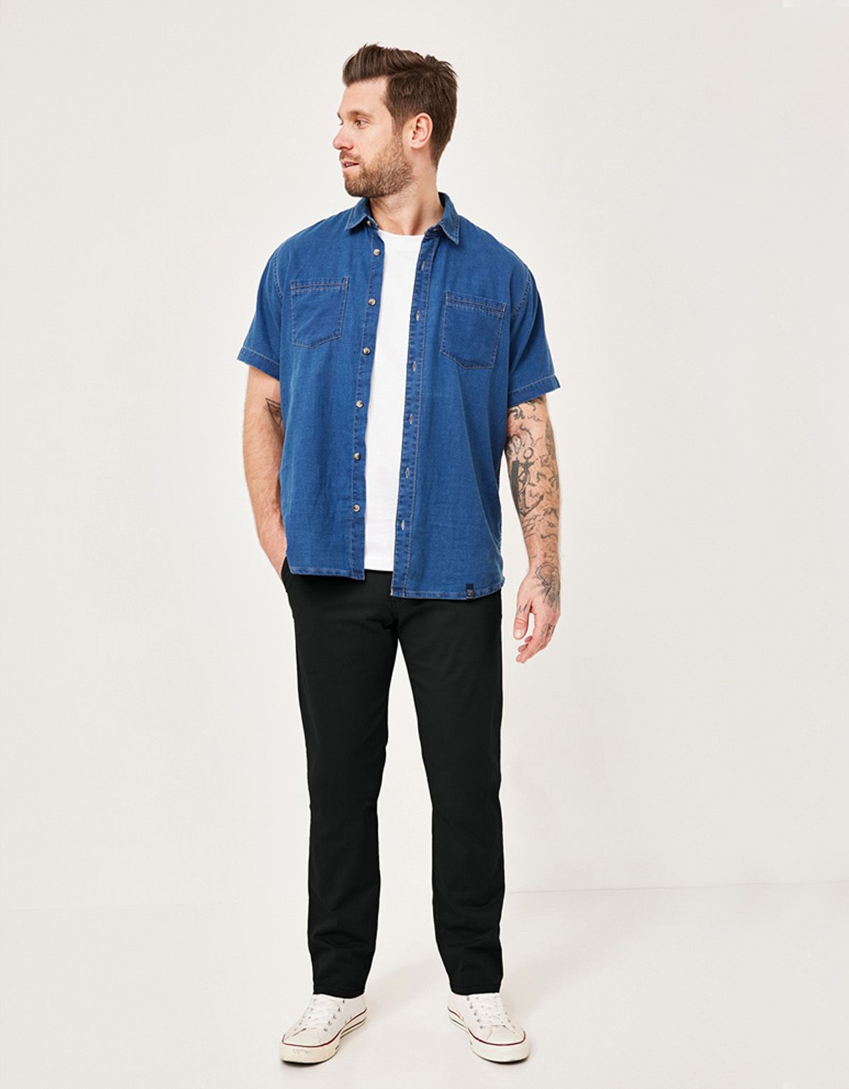 Брюки чинос чёрные хлопковые Redpoint | купить в интернет-магазине Olymp-Men