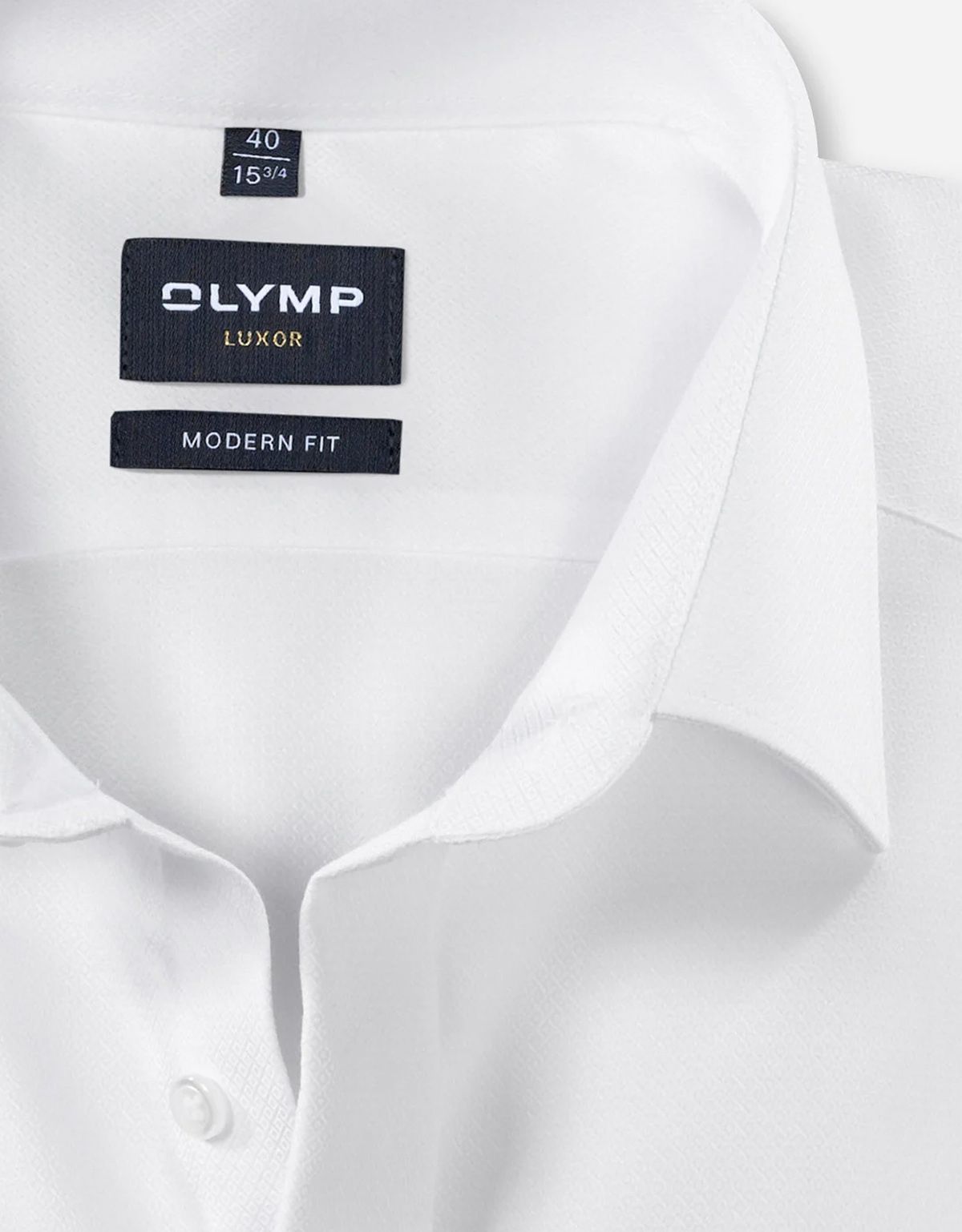 Сорочка мужская с потайной планкой Olymp Luxor, modern fit, фактурная ткань