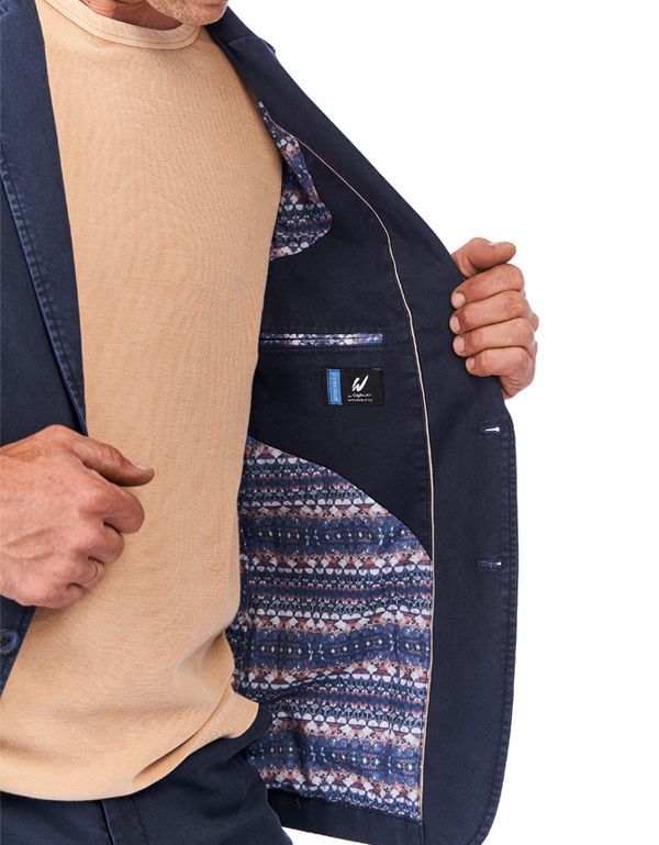 Пиджак мужской w.Wegener хлопковый с 2 шлицами | купить в интернет-магазине Olymp-Men