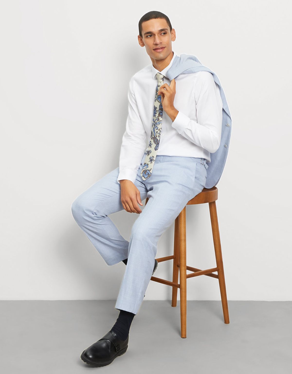 Рубашка белая мужская приталенная OLYMP, фактурная | купить в интернет-магазине Olymp-Men