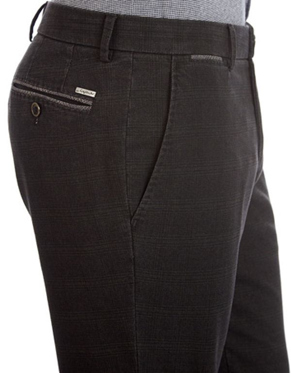 Брюки мужские в клетку w.Wegener, зауженные без защипов, мод.Conti | купить в интернет-магазине Olymp-Men