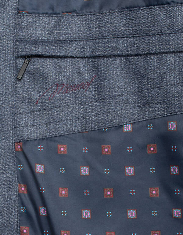 Куртка-бомбер серая мужская Meucci утеплённая | купить в интернет-магазине Olymp-Men