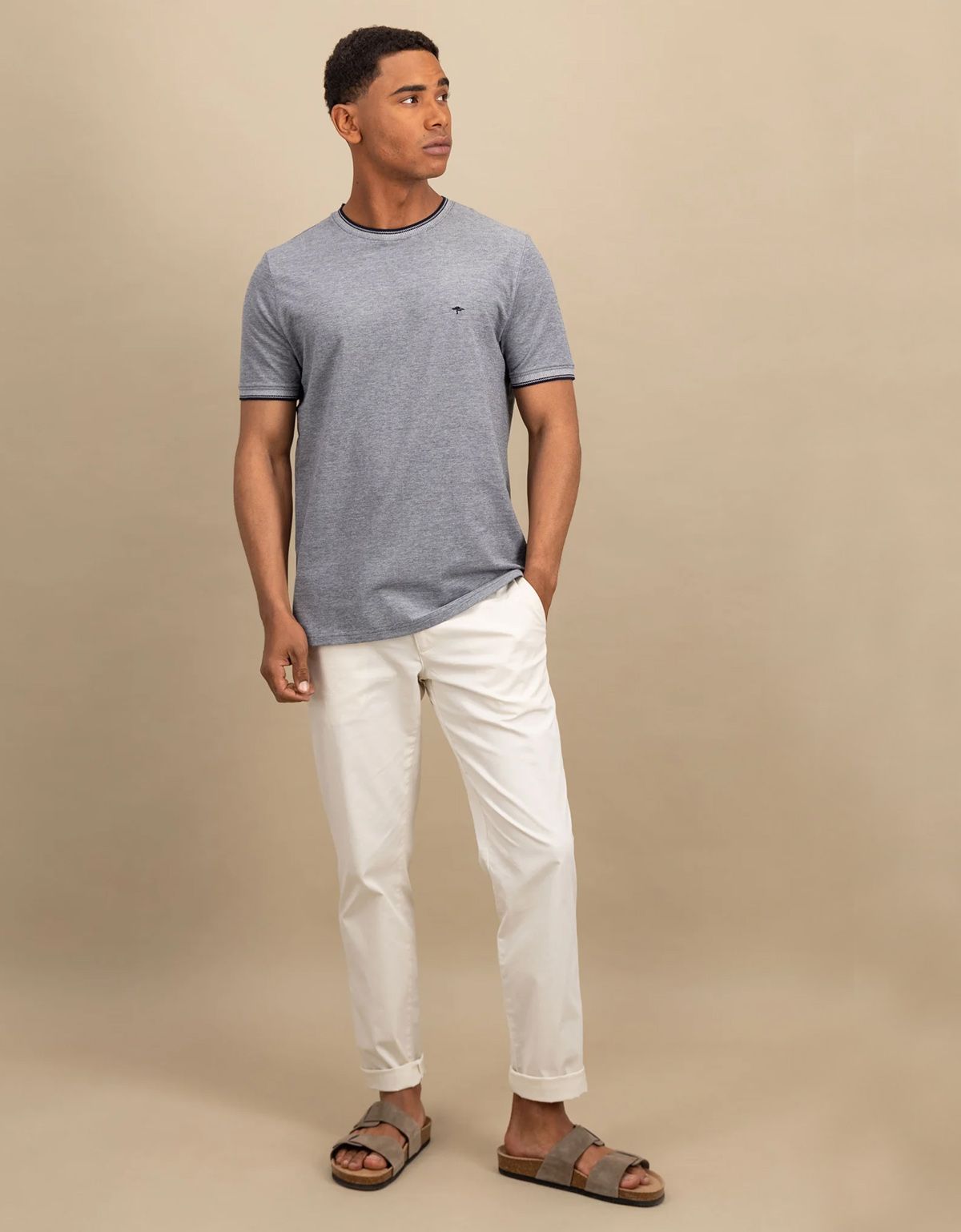 Футболка мужская с круглым вырезом Fynch-Hatton | купить в интернет-магазине Olymp-Men